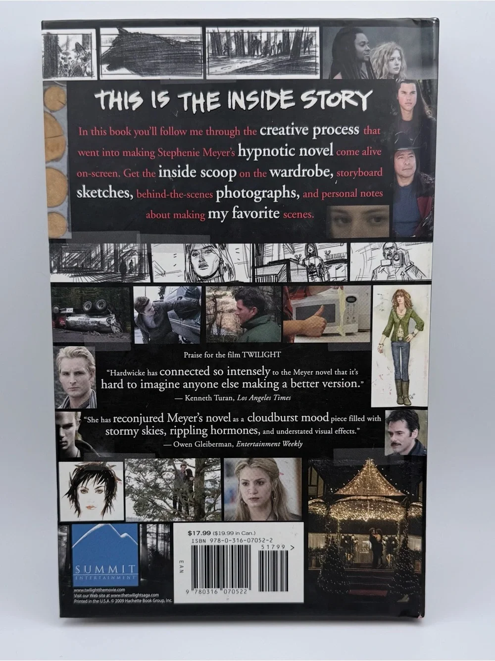 Twilight Director's Notebook Wall Art - Black Collage Design